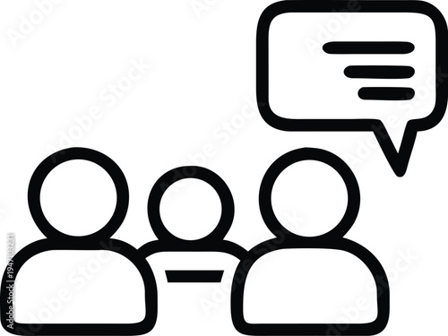 social network speech bubbles