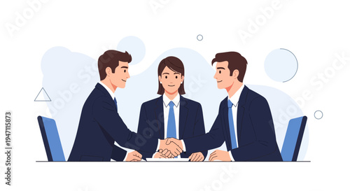 Business people shaking hands, agreement, partnership, meeting, teamwork, collaboration