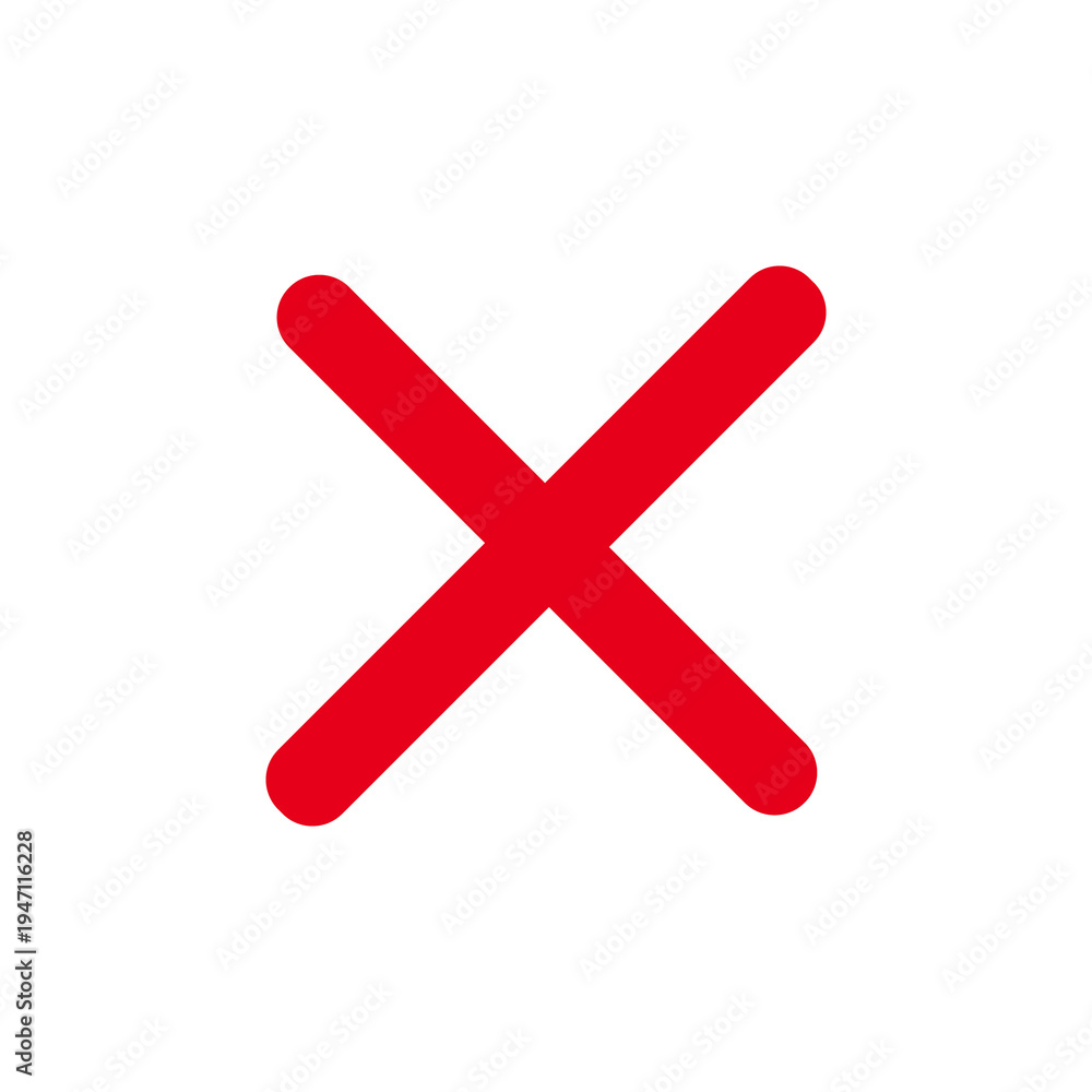 Fototapeta premium red Cross Icon
