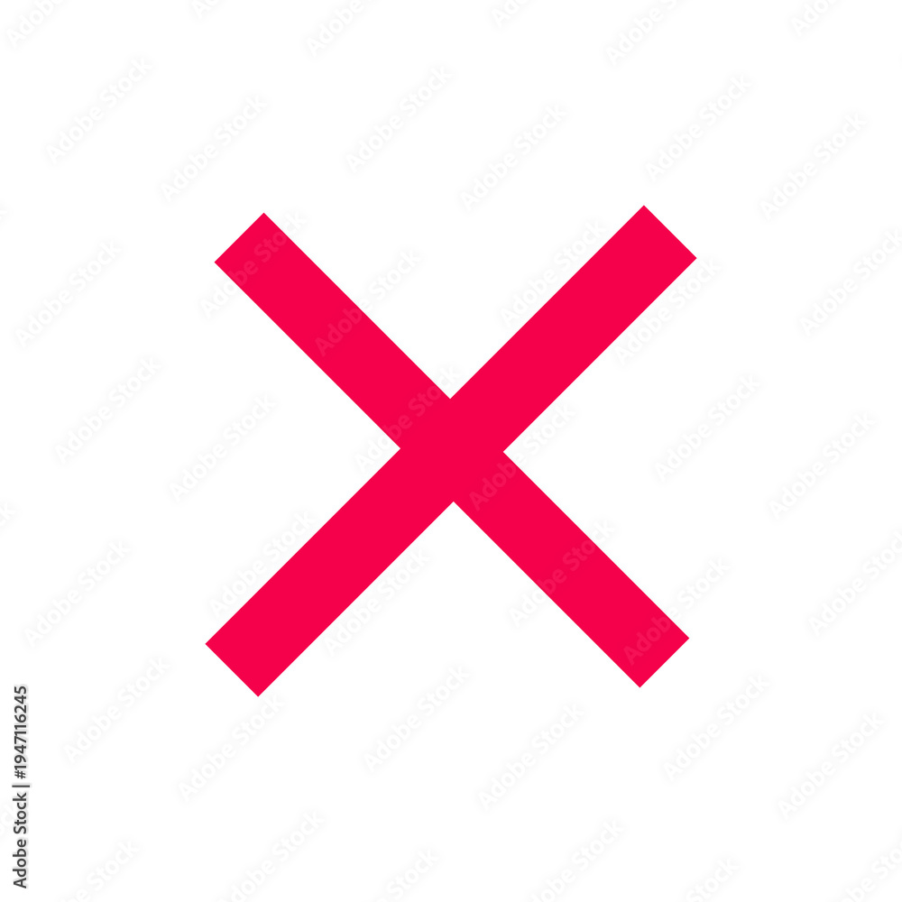 Obraz premium red Cross Icon