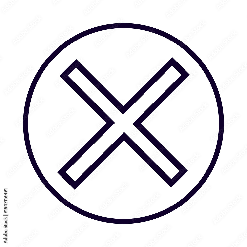 Obraz premium Cross Icon image