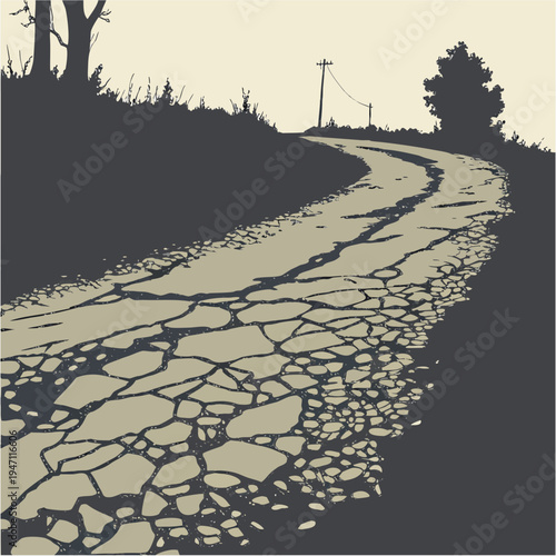 Asphalt Road Texture