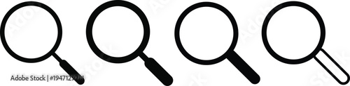 search icon set. magnifying glass sign. Search Image icons. search image gallery. Image Searching Design
