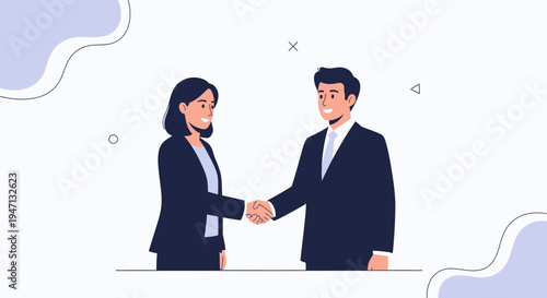 Business people shaking hands, agreement, partnership, successful deal, teamwork, corporate meeting