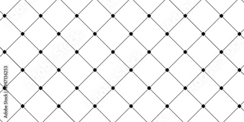 Planer page with dotted grid. Seamless checkered paper texture. Retro bullet journal notebook background. Simple square graph pattern. School math sheet wallpaper. Vector repeating workbook template