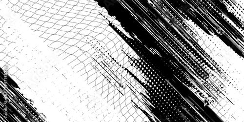 texture for fishing nets. Grunge pattern for sportswear or soccer goal, volleyball net, basketball hoop, hockey, athletics. Grunge background