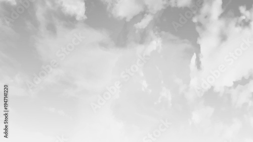 Horizontal of stormy, monochrome sky, dramatic clouds of rainy weather