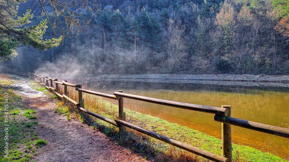 Fototapeta premium Prades - Llac de Prades (bassa) - Baix Camp