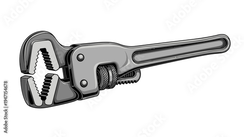 Adjustable Pipe Wrench Tool.