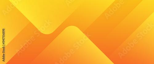 Abstract orange and yellow geometric background. Dynamic shapes composition. Cool background design for posters. Vector illustration