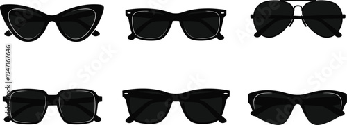 Black silhouettes of diverse people walking and standing, group of men and women in various casual pedestrian poses, vector icons