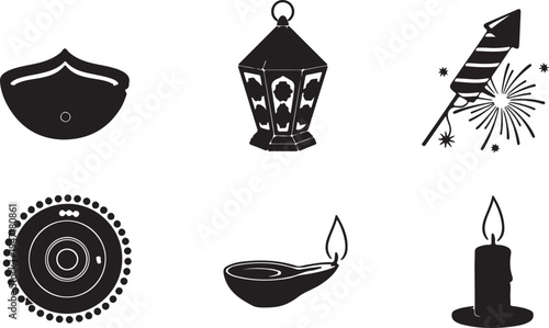 Abstract geometric patterns with a dynamic blend of shapes and textures