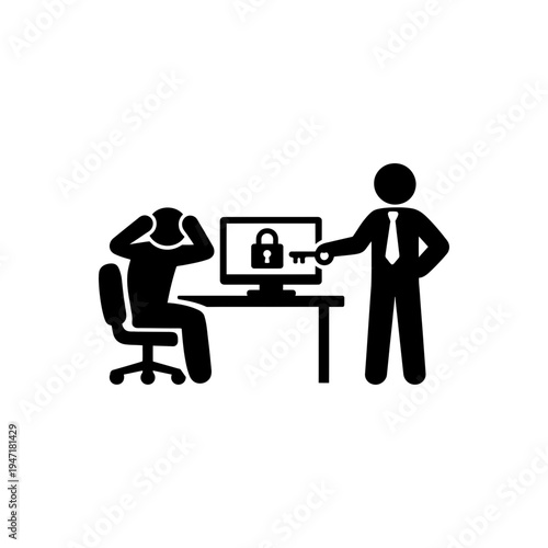 Digital Gatekeeping and Control Icon