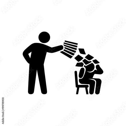 Overwhelming Workload Stress Icon