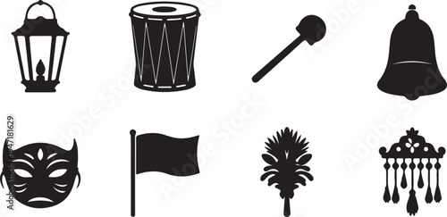 Abstract digital patterns composed of vertical and diagonal black and white stripes.