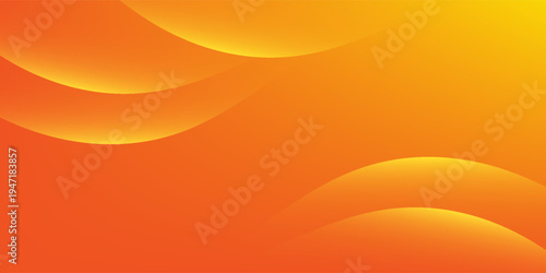 Abstract Blurry Orange Yellow Wave Background Design, Fresh Orange Yellow Stylish Background Template Vector. eps 10