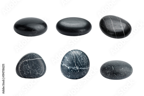 rock or stone isolated on white background