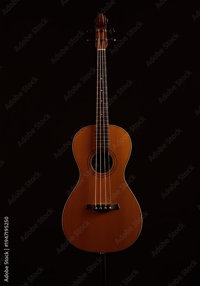 Fototapeta premium Vibrating string instrument demonstrating the physical phenomenon of acoustic resonance and wave propagation in music education, laboratory, vibration, phenomenon