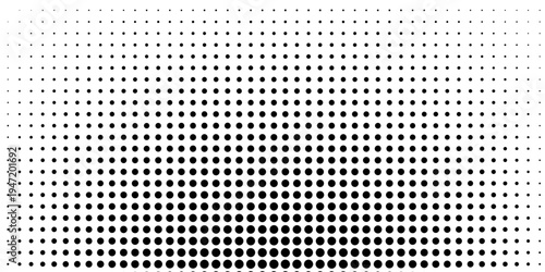Modern dotted halftone gradient texture. Vanishing polka dot background. Repeating dots gradation pattern background abstract simple art modern