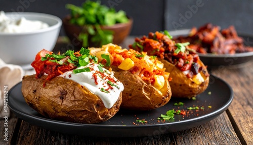 Wallpaper Mural Kumpir türkische gefüllte Ofenkartoffel Torontodigital.ca