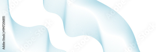 Abstract blue purple gradient flowing wave lines on white background. Modern colorful wavy lines pattern design element. simple design