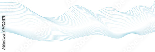 Abstract blue purple gradient flowing wave lines on white background. Modern colorful wavy lines pattern design element. EPS10, WEBSITE