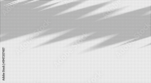 A black and white abstract image composed of dots, suggesting a landscape or cityscape. isolated on transparent background, Vector, illustration
