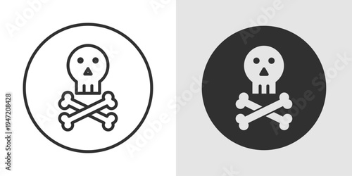 Poison Control Icon representing toxic substance awareness, emergency response, safety guidance, and prevention of poisoning incidents in healthcare and home environments.
