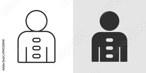 Posture Correction Icon representing spinal alignment, body posture improvement, ergonomic support, and maintaining a healthy stance to prevent pain and enhance physical wellbeing.