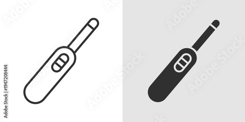 Pregnancy Test Icon representing fertility awareness, home testing, reproductive health, early pregnancy detection, and women’s health monitoring.