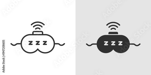 Sleep Tracker Icon representing sleep monitoring, rest quality analysis, bedtime routines, and digital wellness tools that help track sleep patterns and improve overall sleep health.