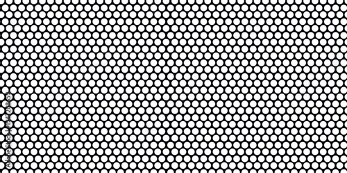 Grill mesh pattern with metal texture for speaker and micro hole background or seamless net by black grid and circle grate steel screen.