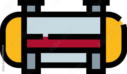 Industrial heat exchanger system regulating temperature, converting thermal energy, and providing essential cooling for various technical and commercial operations