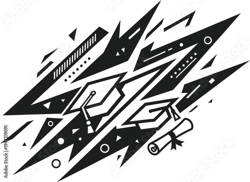 Graduation day commencement ceremony diploma achievement