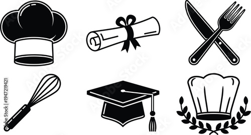 Graduation and culinary arts achievement celebration