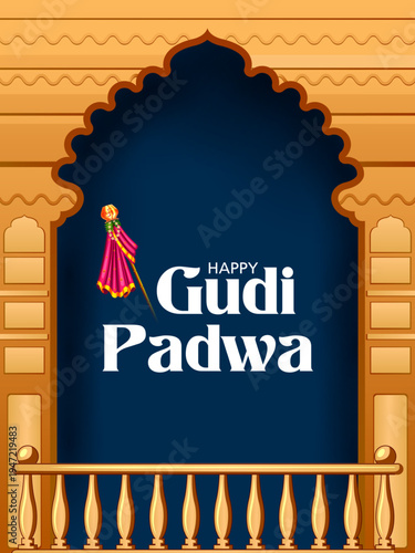Gudi Padwa Lunar New Year celebration in Maharashtra of India