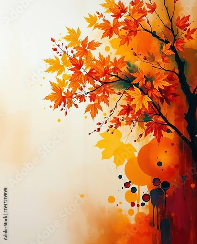 Artistic Modern Color Movement Painting