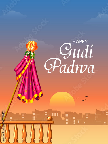 Gudi Padwa Lunar New Year celebration in Maharashtra of India