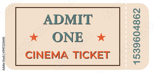 concert ticket for one person