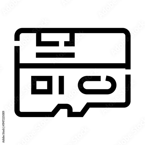 Floppy disk icon symbolizing saving, backup and vintage computing, simple black line diskette illustration for ui, data storage, archive, file and retro technology concepts