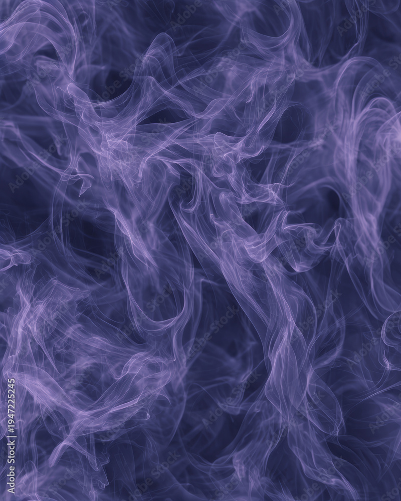 Fototapeta premium Soft violet purple drifting smoke vapor abstract atmospheric background texture