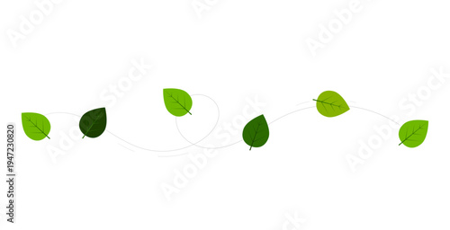 foglie, vento, folata, di vento, primavera, estate, natura, 