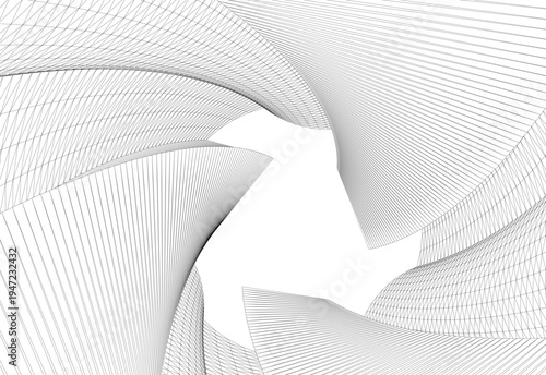 Abstract architectural building vector 3d illustration