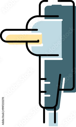 Electrical plug connector fitting into a wall socket, illustrating the concept of power, energy, and recharging devices and systems with household electricity