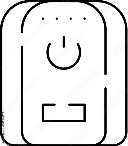 Portable power bank battery charger providing essential backup power for mobile devices, illustrating modern technology and convenient on the go electricity for various electronic gadgets