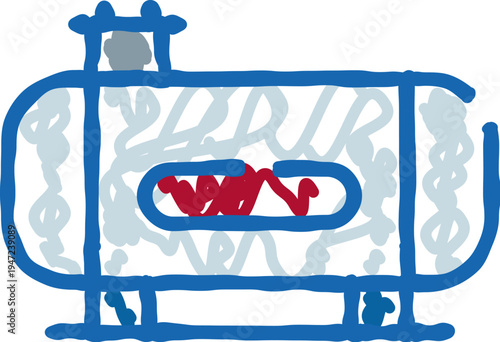 Industrial liquid storage tank representing concepts of energy, fuel, and chemical industry infrastructure for safe containment and distribution of materials