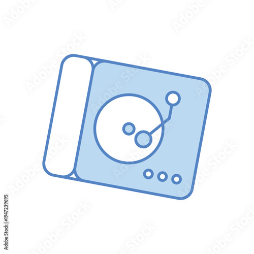 DJ Turntable vector icon