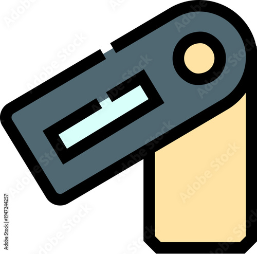 Hardware crypto wallet concept showing secure offline storage of cryptocurrency private keys and digital assets, symbolizing blockchain security, encryption, and safe personal finance management