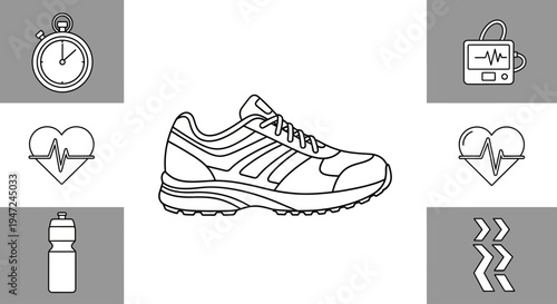 Running shoe for athletic performance.