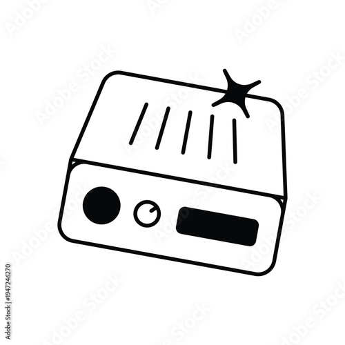 Amplifier vector icon